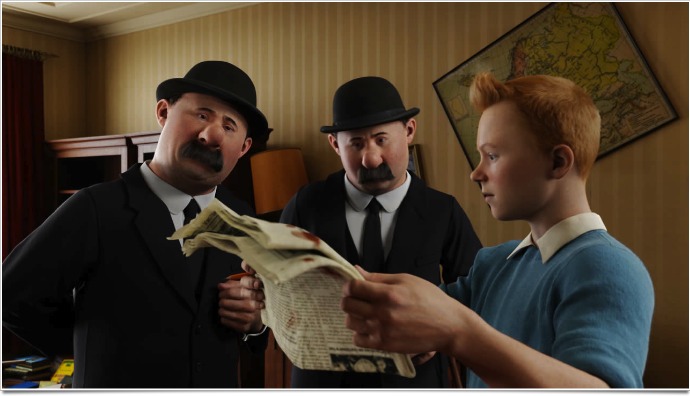 Aventures tintin aventures licorne spielberg