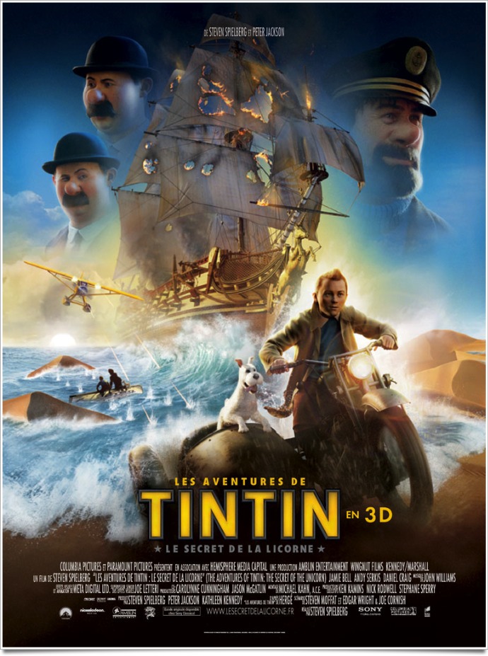 Spielberg tintin secret licorne