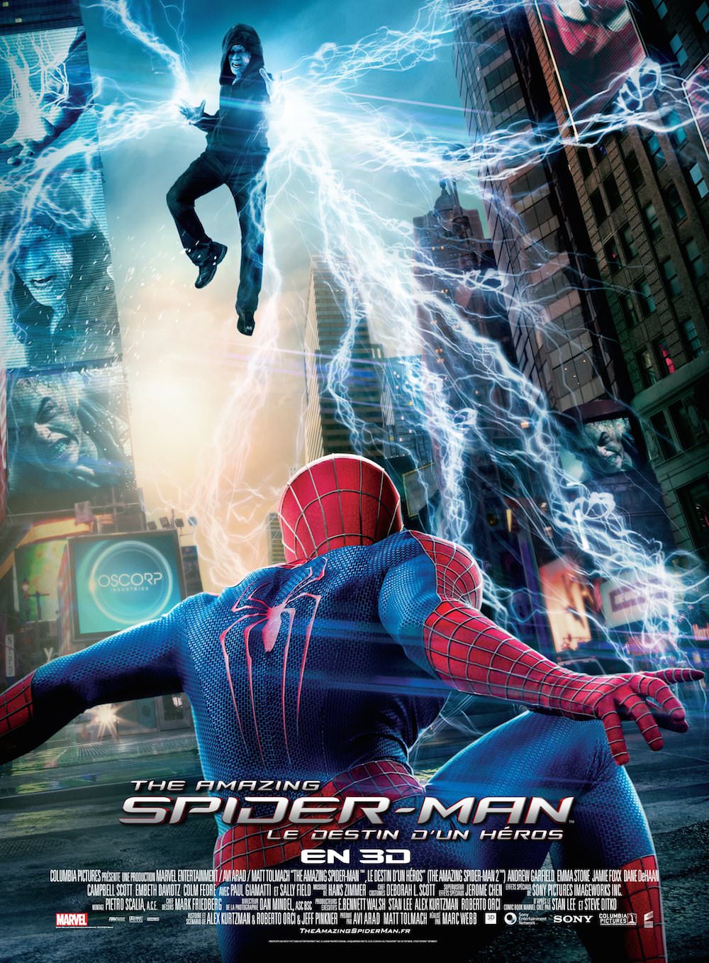 The amazing spider man destin heros webb