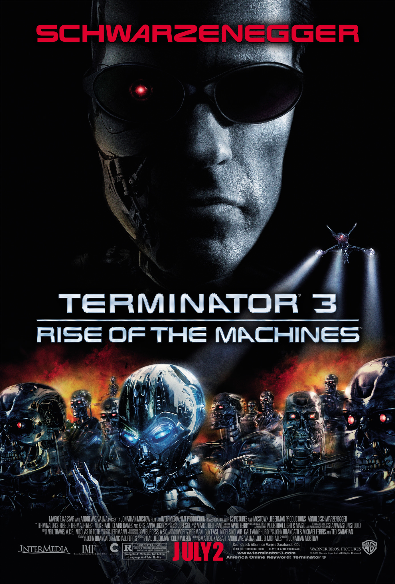Terminator 3 soulevement machines mostow